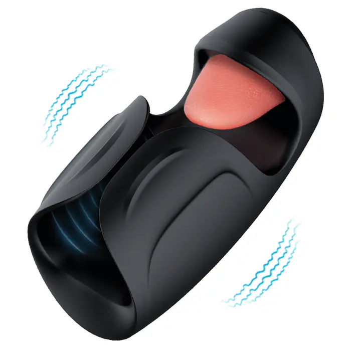 10 Flapping Vibrating & 10 Tongue Licking Penis Trainer