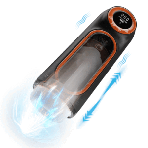 4 Suction, 10 Vibration & thrusting LCD Screen Masturbator Cup