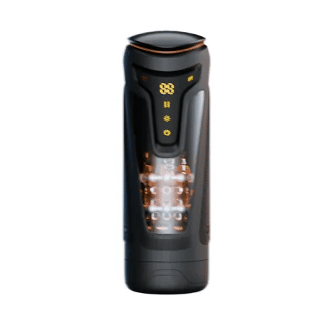 9 Vibrating & 8 Thrusting & 2 Heating Modes Masturbators Cup