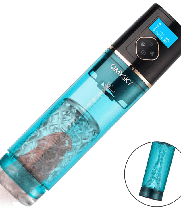 6 Sucking Modes With LCD Display Water Spa Penis Pump Male Masturbator Cup