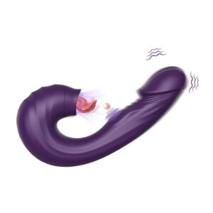 3 IN 1 Dual head Sucking Vacuum Clitoris Stimulator G Spot Vibrator