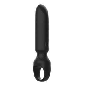 10 Frequency Lipstick with Ring Design Mini Vibrator