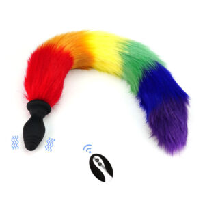Detachable Fox Fur Tail Butt Plug Adult Toy Anal Cosplay