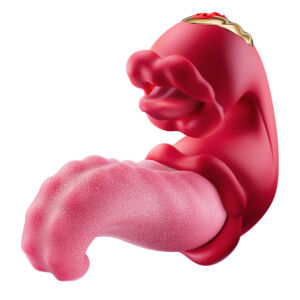 10 Modes Big Tongue Swing with Licking Clitoral Vibrator