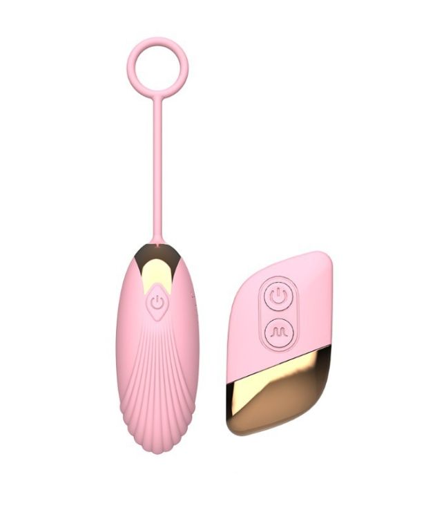 10 Frequency Layer Silicone Remote Control Egg Vibrator