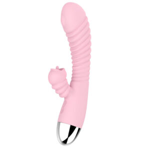 10 Frenquency  Screw Threads Tongue Licking Vibrator