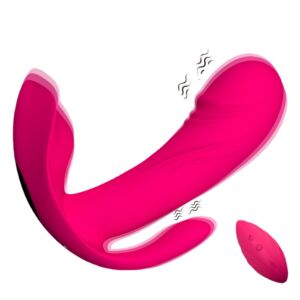 3 in1Fuction Wearable Clitoris Vagina Anus Stimulator Vibrator