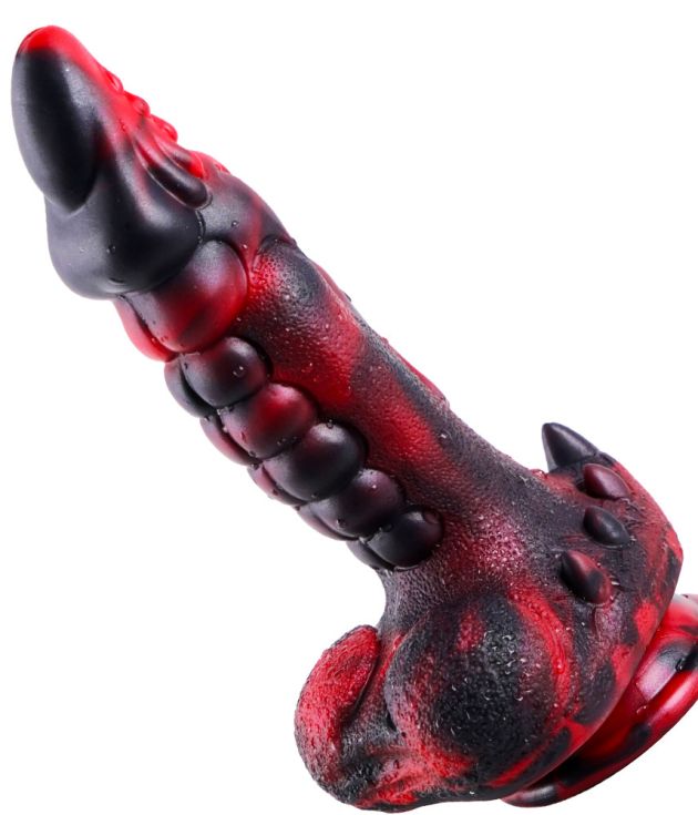 9 Inch 4 Modes Animal Alien Penis Red Dragon Dildo Vibrator