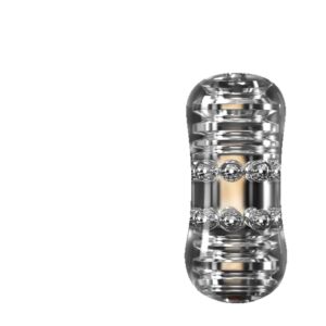 12 Extruded Beads 3D Realistic Pocket Pussy Sleeve Stroker Masturbator Cup