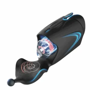 2-Motor Penis Glans Training 10-Vibration Masturbation Cup