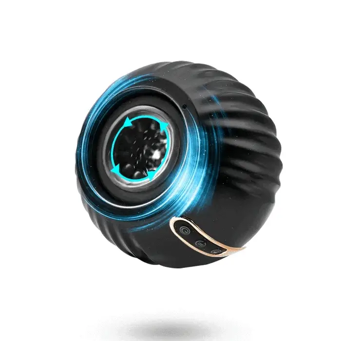 8 Vibration Pumpkin Telescopic Rotation Male Stroker For Adult