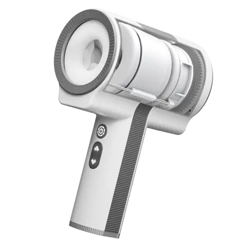 T Shaped Penis Stimulator Telescopic Rotating 3D Simulation Masturbation Cup