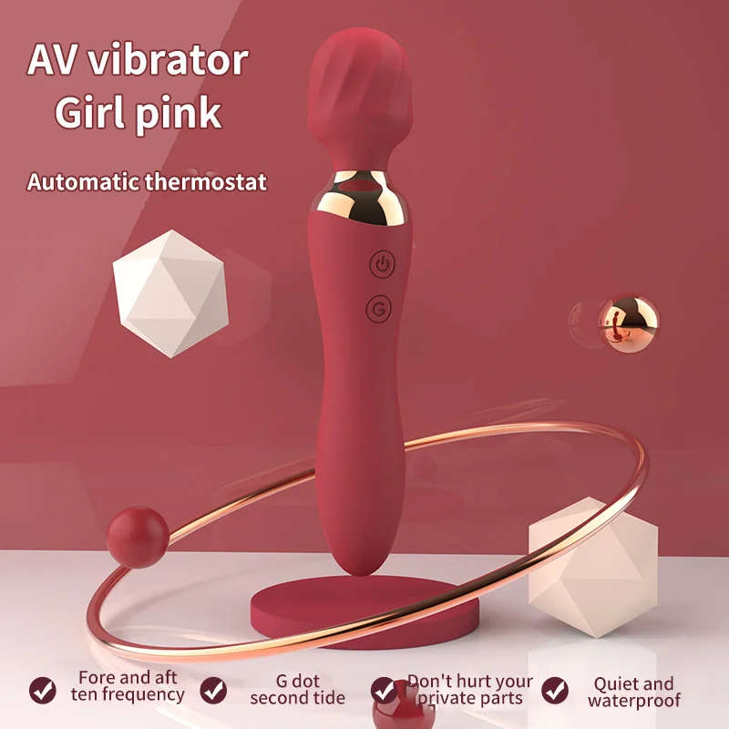10 Modes Round head with Wavy G-Spot AV Vibrator - Image 6