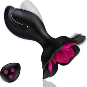 10 Vibration Rose G Spot & Anal Plug Vibrator