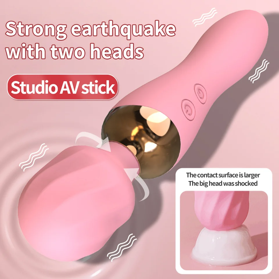 10 Modes Round head with Wavy G-Spot AV Vibrator - Image 2