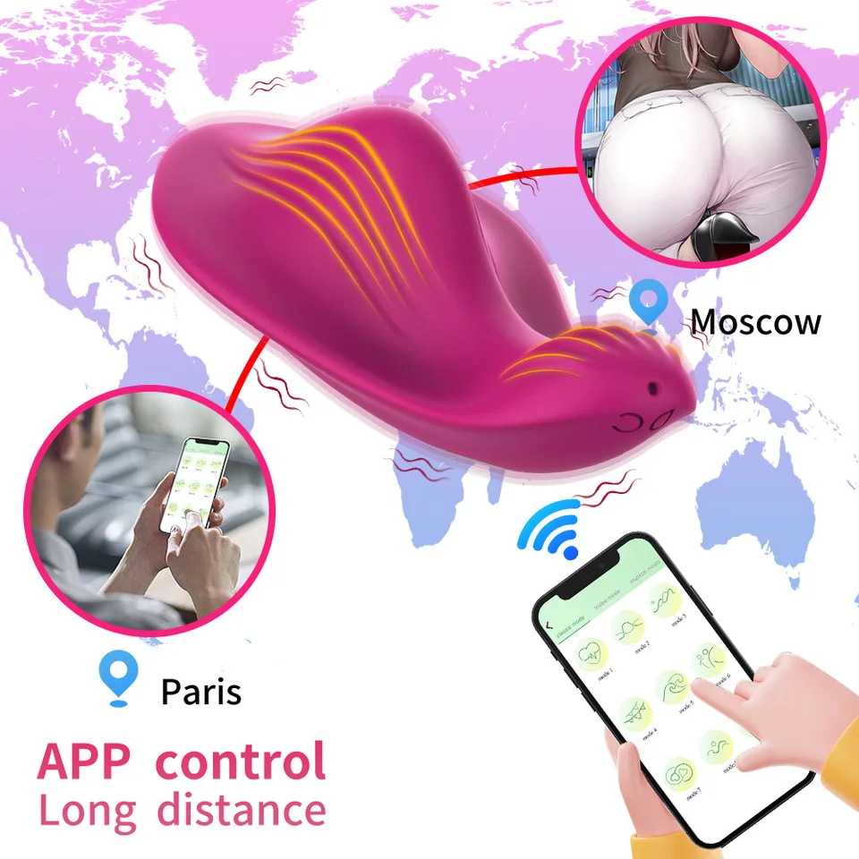 9 Vibration APP Control Mini Clitoris Vibrator - Image 3