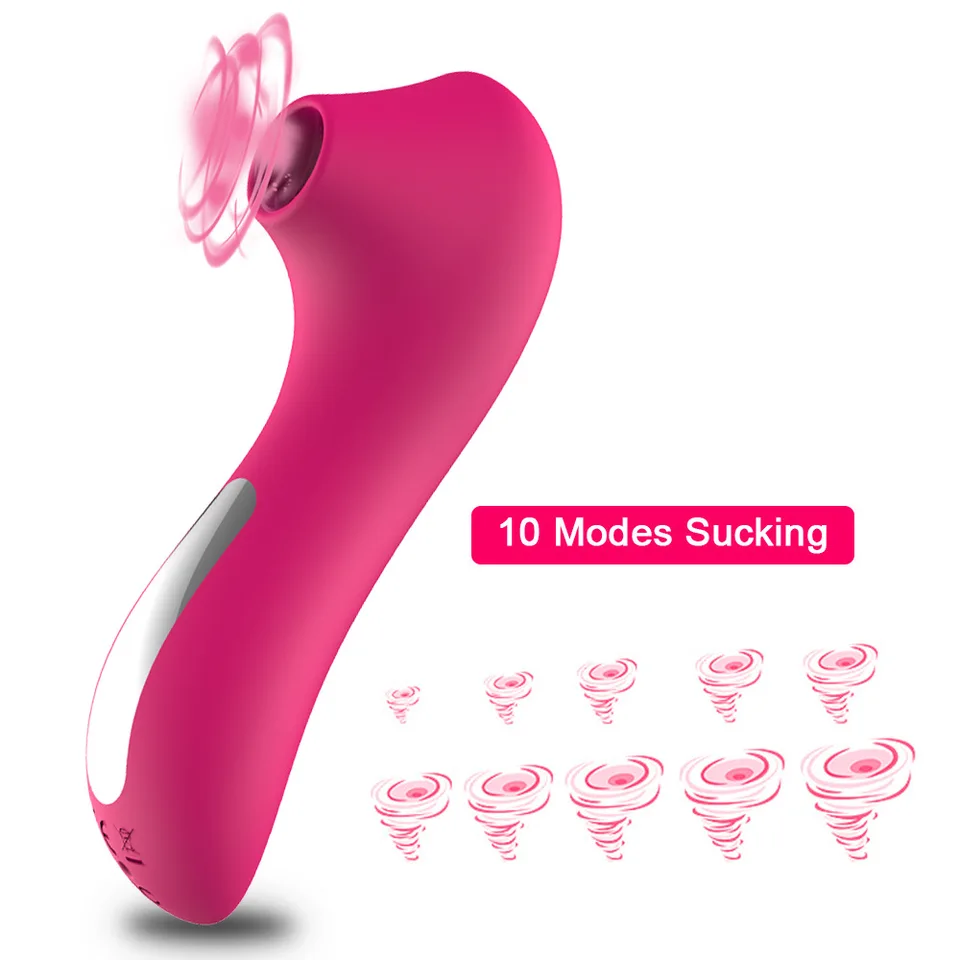 10 Vibration Powerful Sucker Clitoris Sucking Vibrator - Image 2