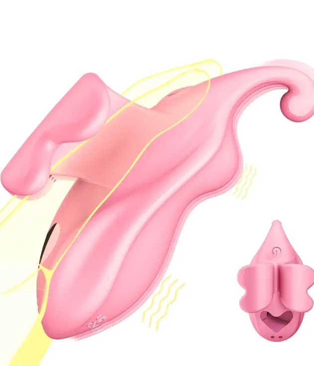 9 Vibration Silicone Finger Clitoral Vibrator