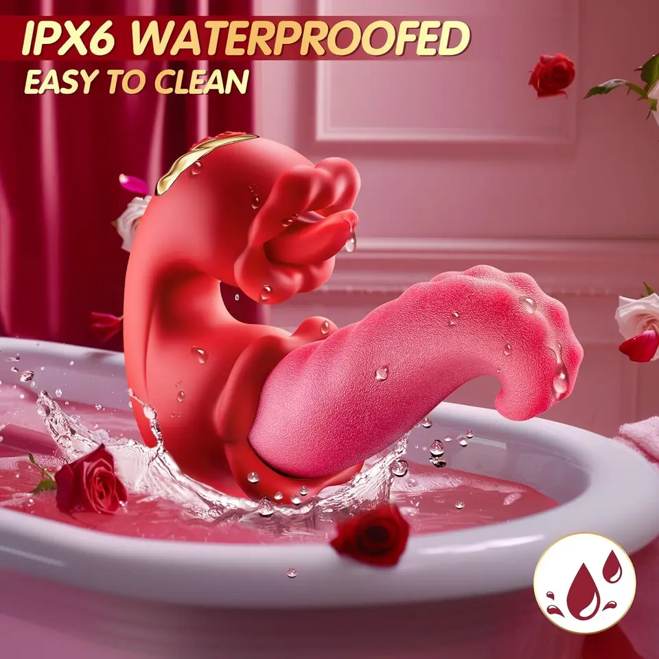 10 Modes Big Tongue Swing with Licking Clitoral Vibrator - Image 5