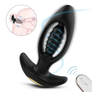 9 Vibration Hollow Thread Wireless Remote Control Anal Plug