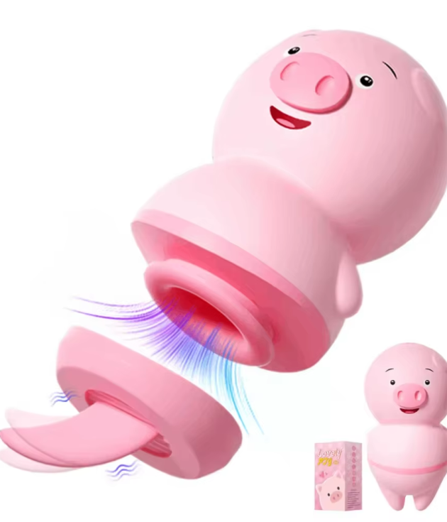 Mini Tongue Licking Love Pig Vibrator