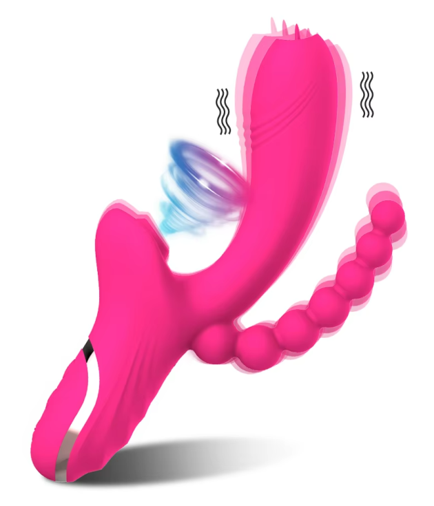10 Licking & Sucking Tongue Vacuum G-Spot Vibrator