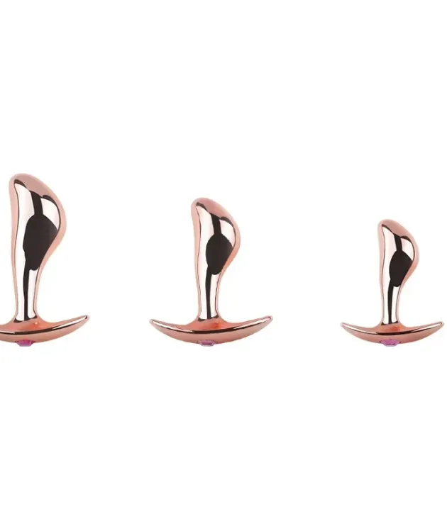 Alloy Snake style RosGold Color Anal Plug