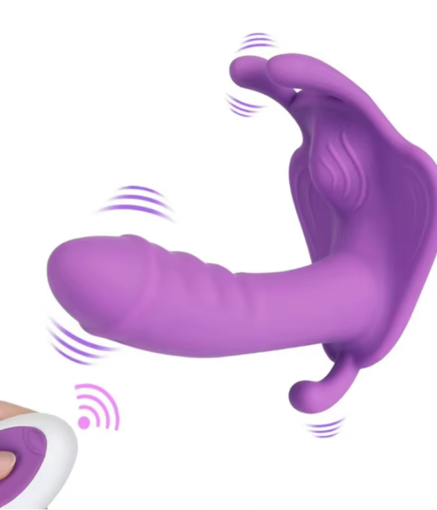 10 Frequency APP Remote ControlDildo Butterfly Vibrator