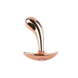 Alloy Rosegold Color Droplet-shaped Anal Plug