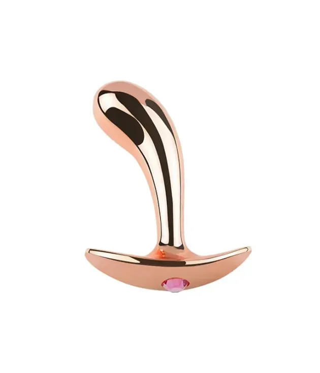 Alloy Rosegold Color Droplet-shaped Anal Plug