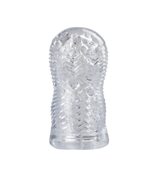 5.5 Inch Clear Larger Accommodating Zone Male Masturbator