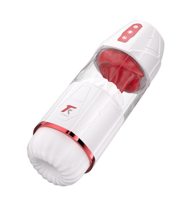 3 MOdes Licking Sucking Vibrating Male Masturbator Cup