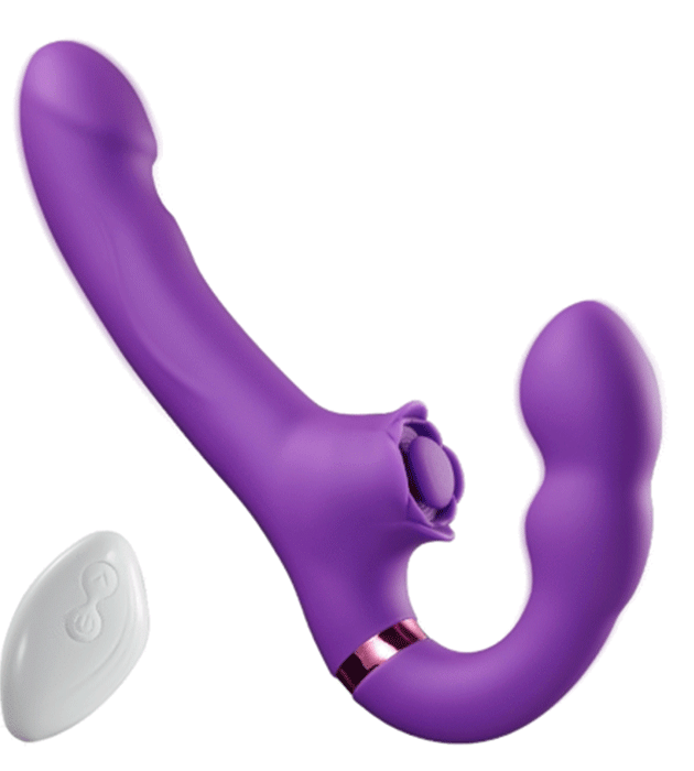 Double-ended 10 Vibrating& Tapping Modes G-Spot Vibrator