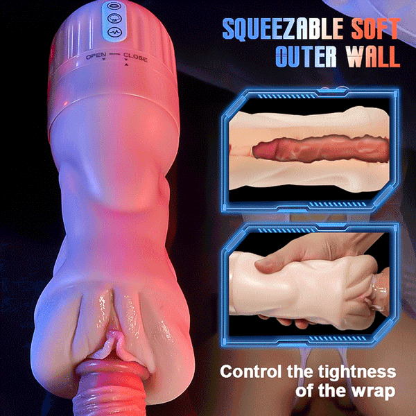 5 Sucking 10 Vibrating Simulated Pussy Pocket Vagina Masturbator Cup - Image 2