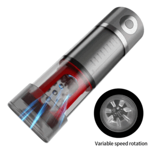 5 Sucking 5 Rotating Vibrating Penis Pump and Masturbator Cup