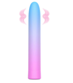 10 Frequency 7 Inch Rainbow Bullet Vibrator