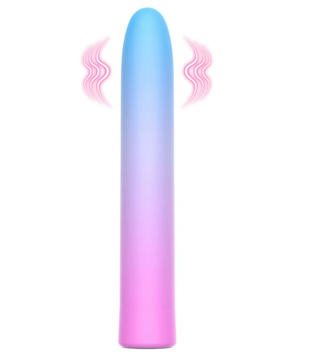 10 Frequency 7 Inch Rainbow Bullet Vibrator