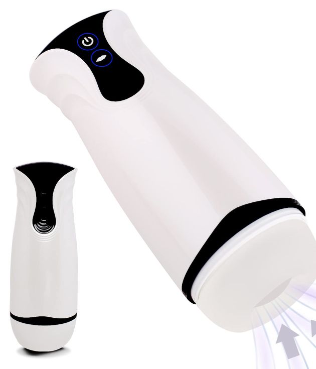 Automatic 10 Vibrating 4 Sucking Heating Male Masturbator