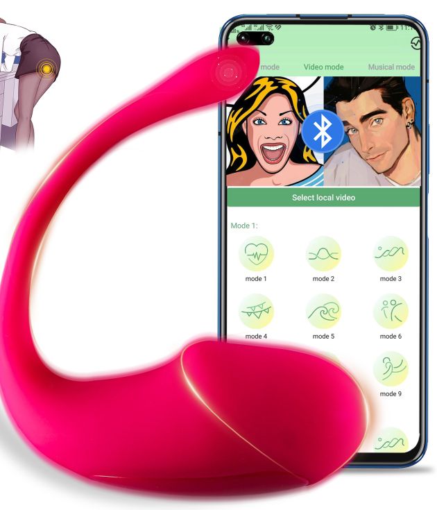 Double-Ended Wireless Bluetooth Wearable Vibrating Egg Clit G Spot Vibrator