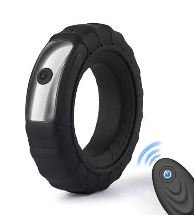 10-Frequency Vibration Wireless Remote Control Wheel-Like Cock Ring