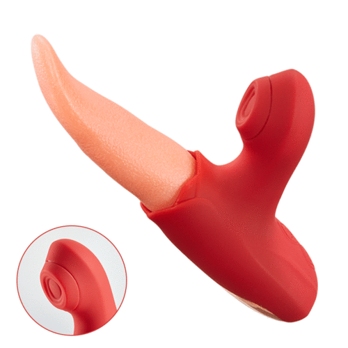 2 IN 1 Flapping Tongue G-spot Licking Vibrator