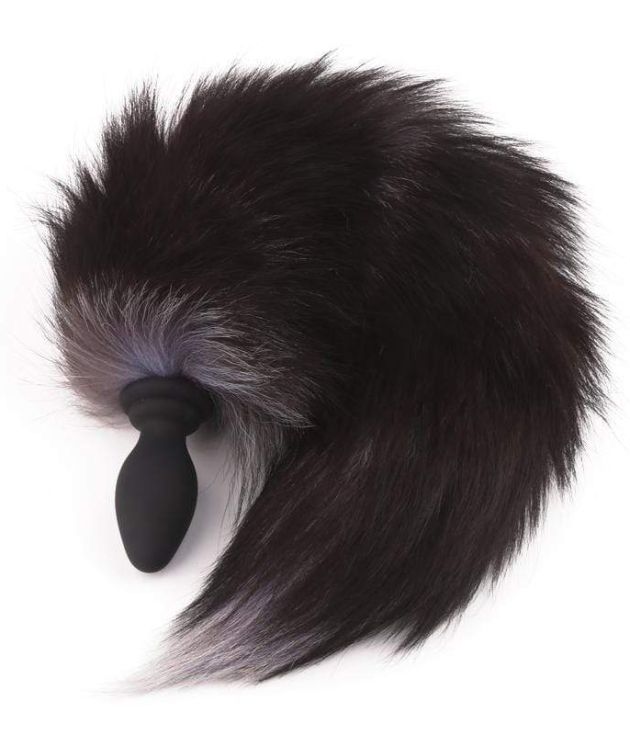 Detachable Fox Fur Tail Butt Plug Adult Toy Anal Cosplay
