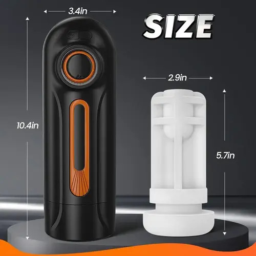 10 Thrusting 10 Vibrating 3 Sucking Heating Male Masturbator Cup - Image 6