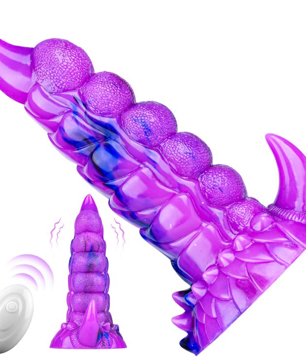 8 Inch 10 Modes Alien Dragon Hand Dildo Vibrator