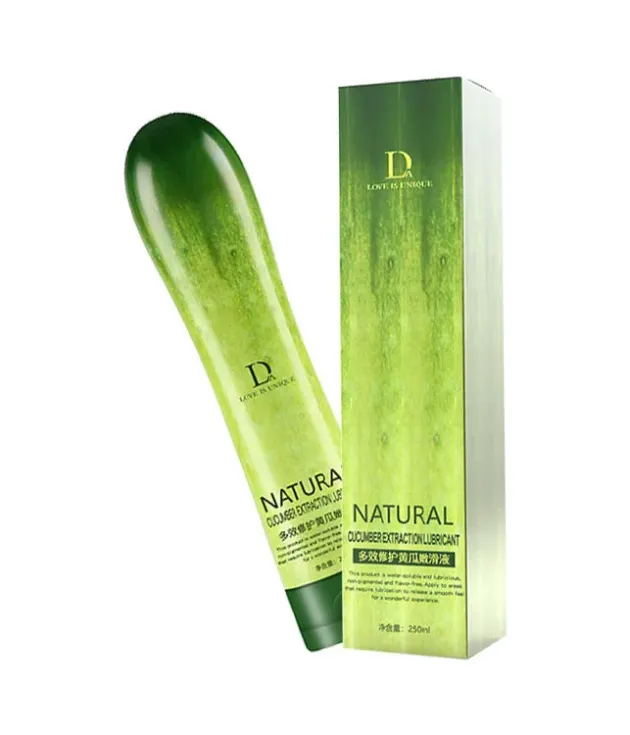 250ML Large Capacity Cucumber Flavor Personal Lubricant Multi-Effect Repair Body Lotion