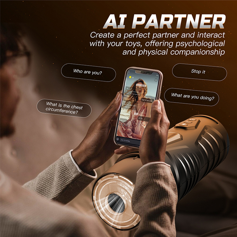 6 IN 1 6 Rotating Thrusting Electric APP Controlled Automatic Male Stroker Masturbation Device Adults Toys - Image 4