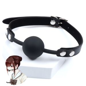 Soft Silicone Mouth Plug / Mouth Gag, SM Bondage Sex Toy for Adults