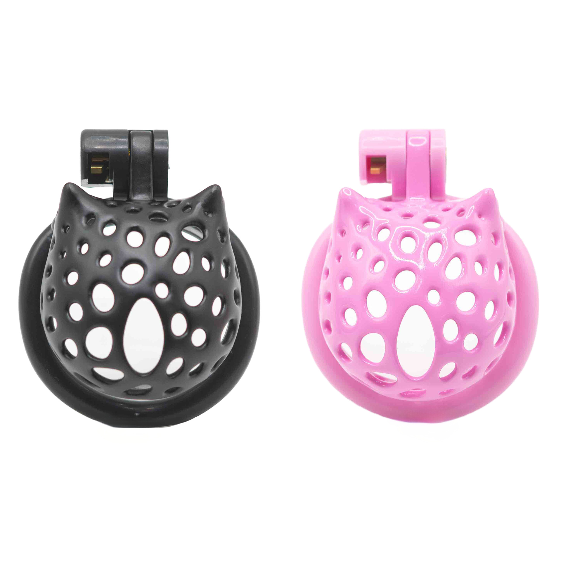 Hollowed-out cat Chastity for Male Genital Restraint Dog Slave Training with Erotic Lock 2