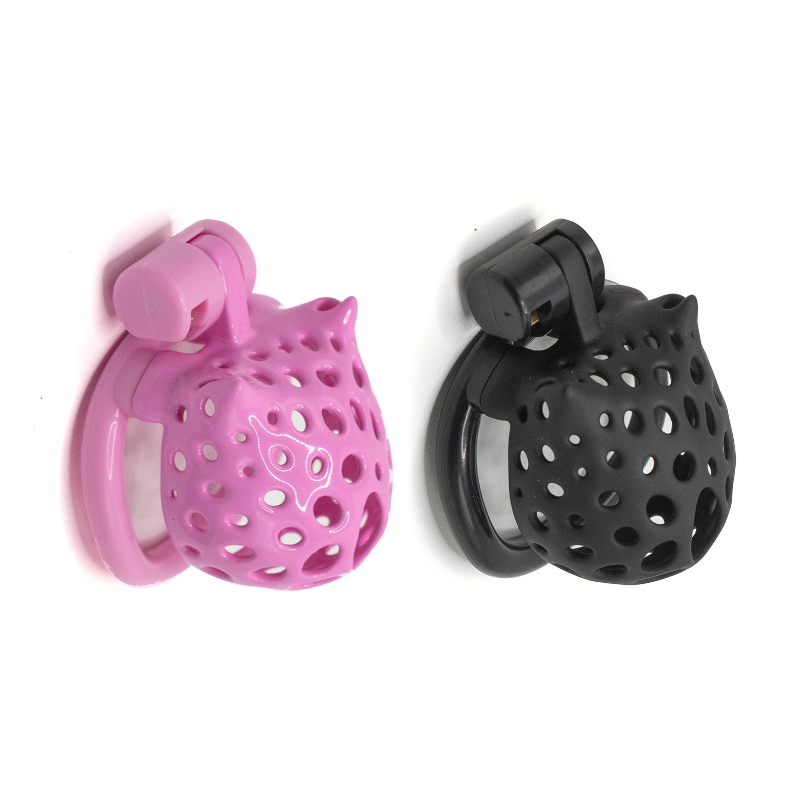 Hollowed-out cat Chastity for Male Genital Restraint Dog Slave Training with Erotic Lock 6