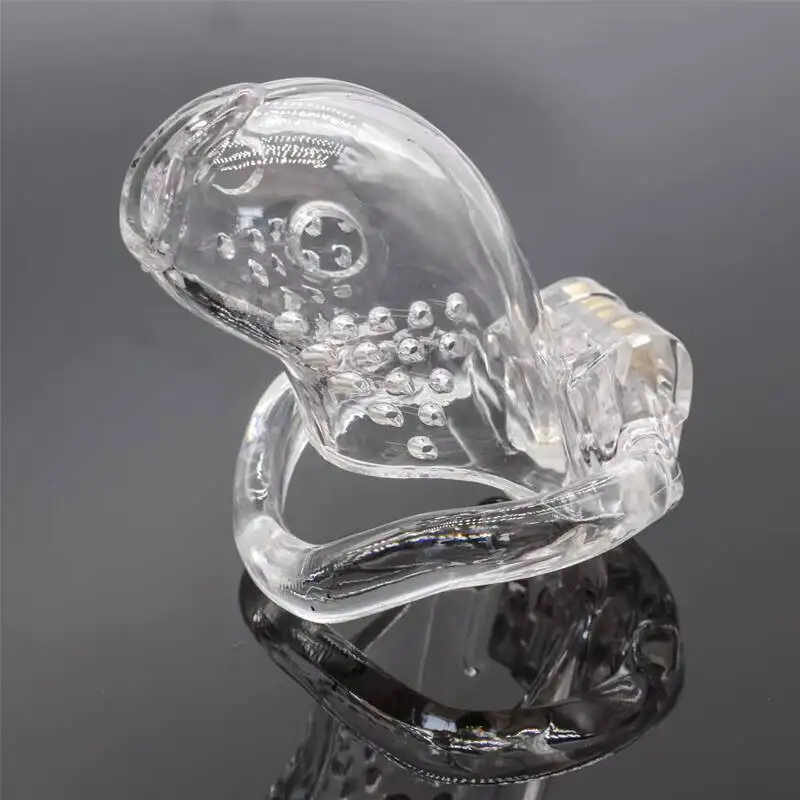 Male Chastity Device Goldfish-shaped Resin Lock Adult Lower Body Training Birdcage SM Alternative Toys HUAWEN HW-ML250047 6